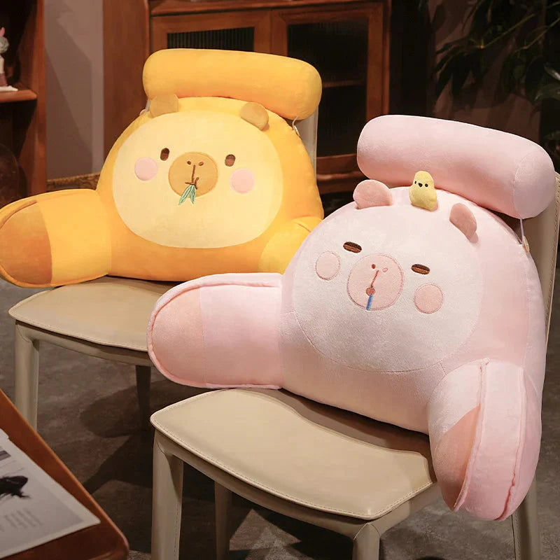 Sleepy Capybara Resting Cushion Pillow