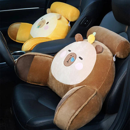 Sleepy Capybara Resting Cushion Pillow