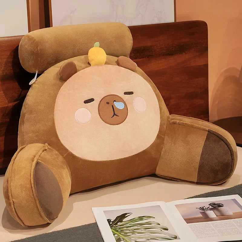 Sleepy Capybara Resting Cushion Pillow