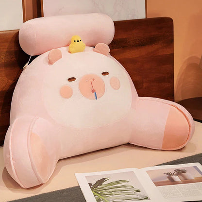 Sleepy Capybara Resting Cushion Pillow