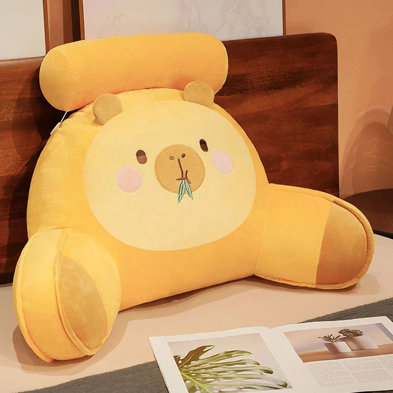 Sleepy Capybara Resting Cushion Pillow
