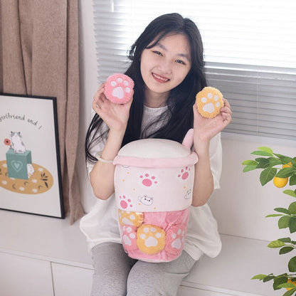 Smiling Boba Dessert Plushie