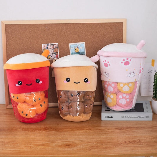 Smiling Boba Dessert Plushie