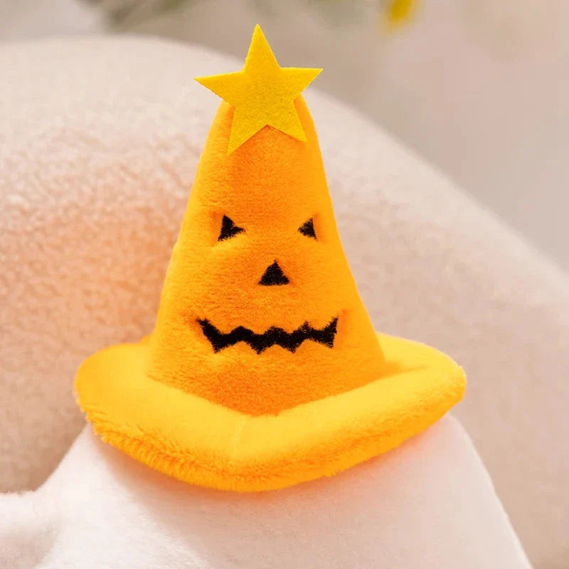 Smiling Halloween Pumpkin Ghost Plush