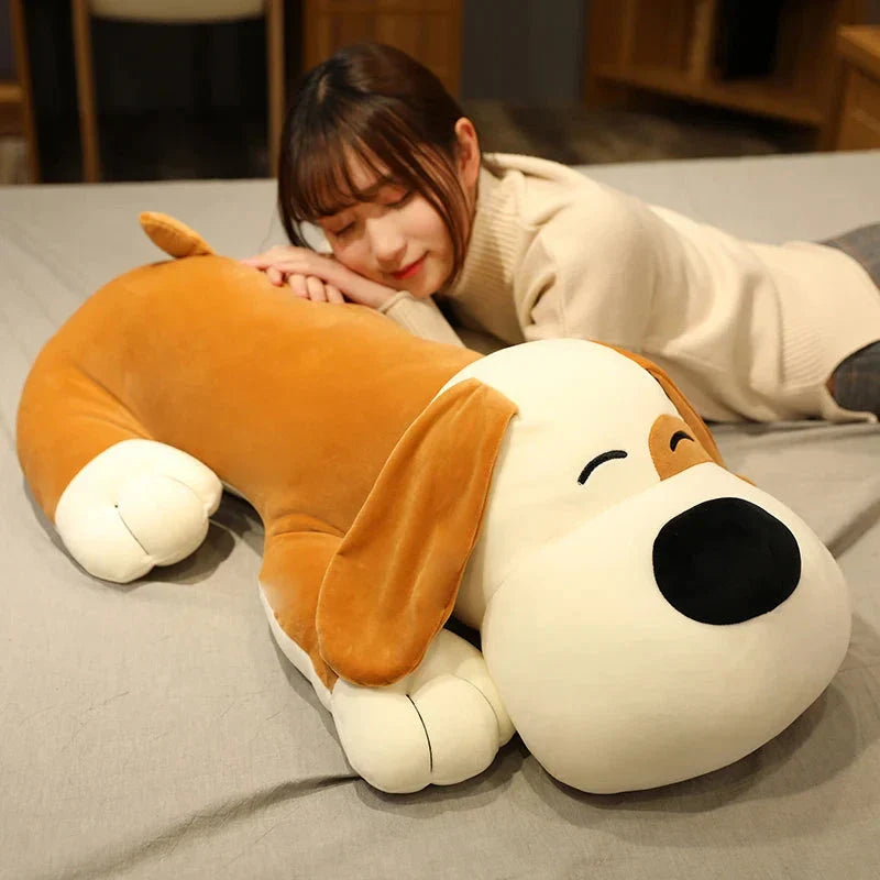 Snuffy and Waffles the Kawaii Hound Dog Plushies