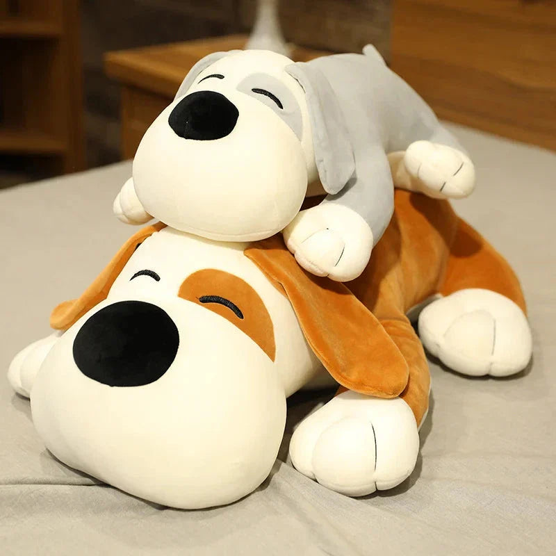 Snuffy and Waffles the Kawaii Hound Dog Plushies