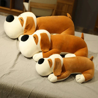 Snuffy and Waffles the Kawaii Hound Dog Plushies