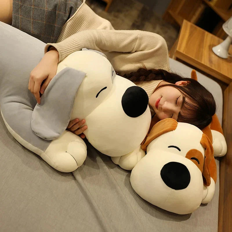 Snuffy and Waffles the Kawaii Hound Dog Plushies