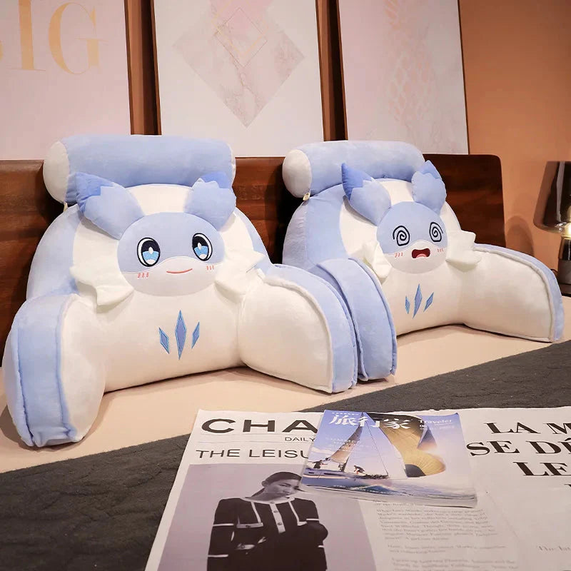 Sofi the Cute Baby Blue Hybrid Dragon Cushion Seat