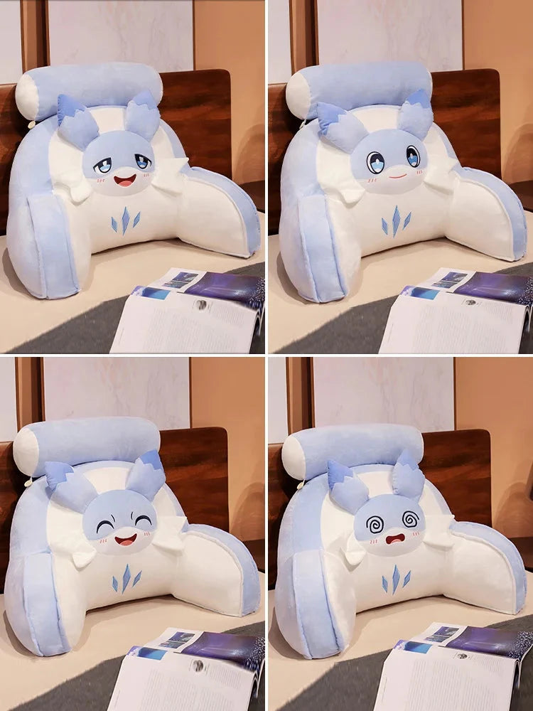 Sofi the Cute Baby Blue Hybrid Dragon Cushion Seat