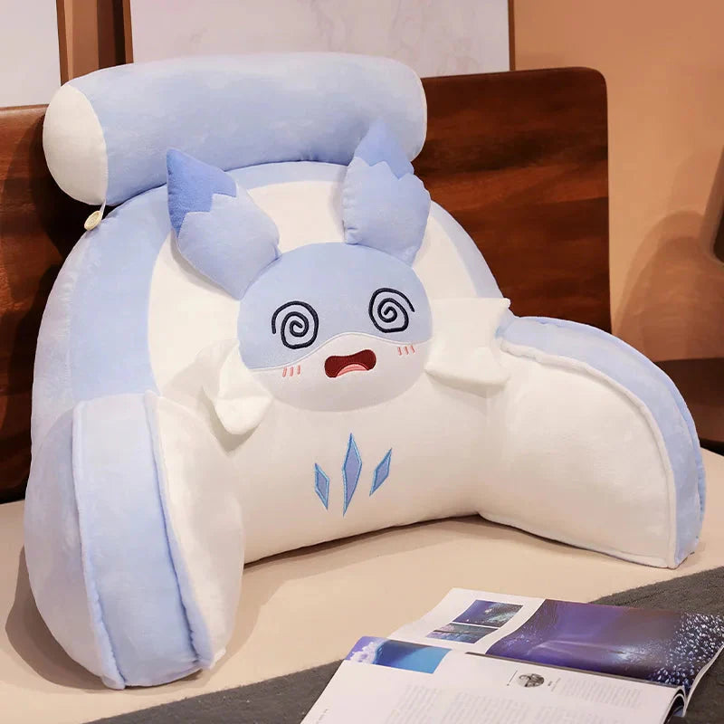 Sofi the Cute Baby Blue Hybrid Dragon Cushion Seat