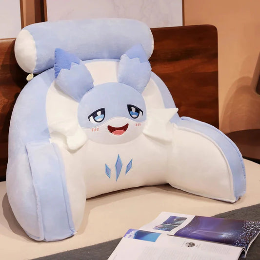 Sofi the Cute Baby Blue Hybrid Dragon Cushion Seat
