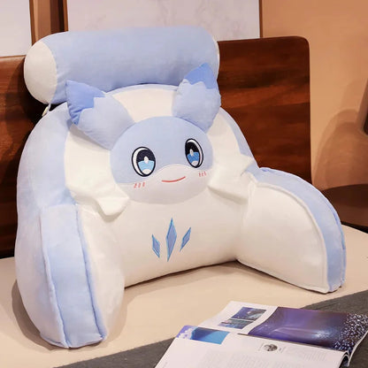 Sofi the Cute Baby Blue Hybrid Dragon Cushion Seat