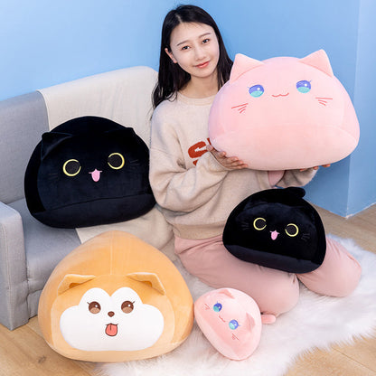Soft Pebble Cats & Dog Animal Plushies Collection