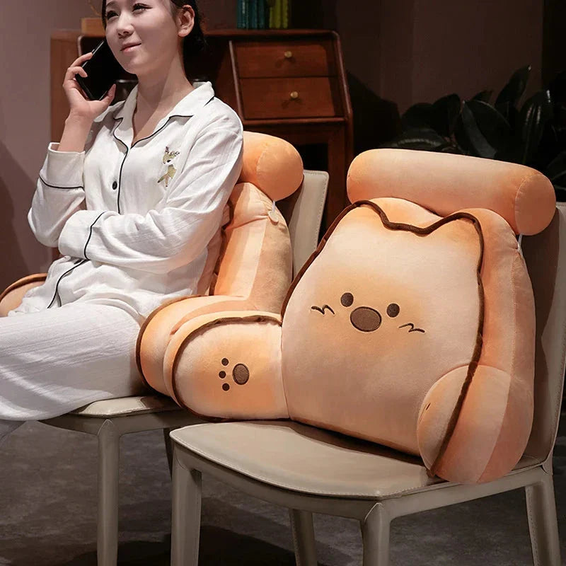 Squishy Bread Cat Dog Bear Resting Cushion Pillow Seat