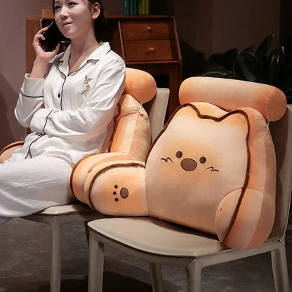 Squishy Bread Cat Dog Bear Resting Cushion Pillow Seat