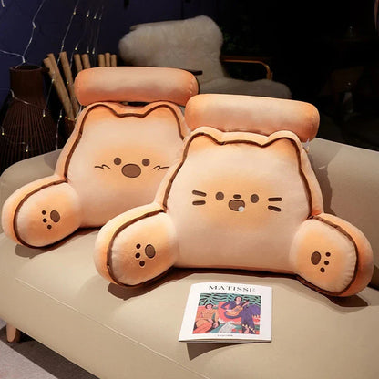 Squishy Bread Cat Dog Bear Resting Cushion Pillow Seat