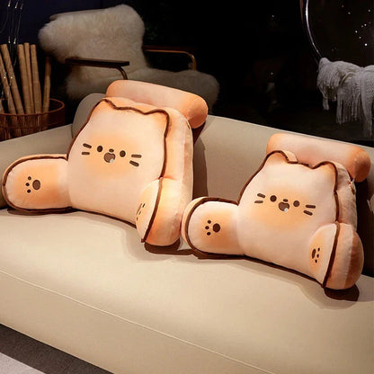 Squishy Bread Cat Dog Bear Resting Cushion Pillow Seat