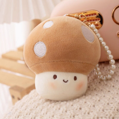 Squishy Mushroom Friends Plushie Keychains