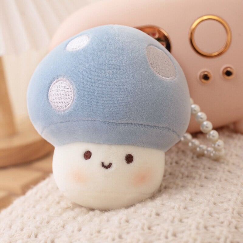 Squishy Mushroom Friends Plushie Keychains