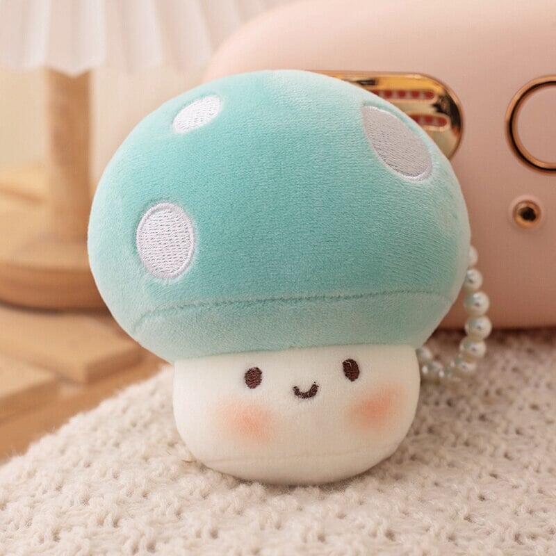 Squishy Mushroom Friends Plushie Keychains