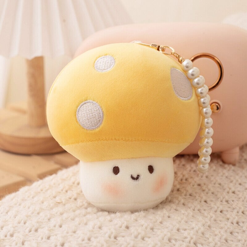 Squishy Mushroom Friends Plushie Keychains