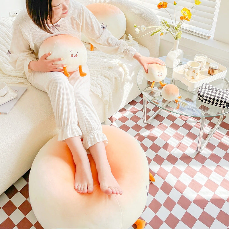 Steamed Round Stuffed Bao Bun Plushie