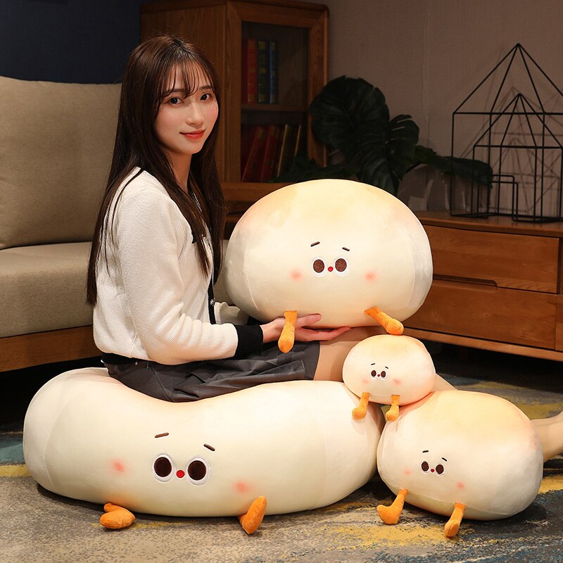 Steamed Round Stuffed Bao Bun Plushie