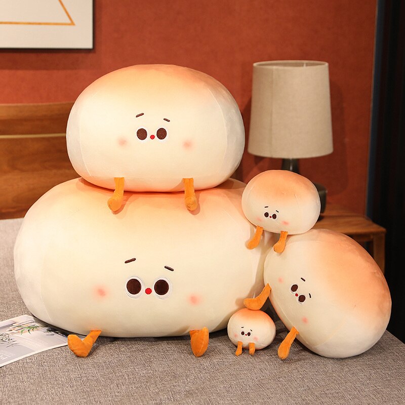 Steamed Round Stuffed Bao Bun Plushie