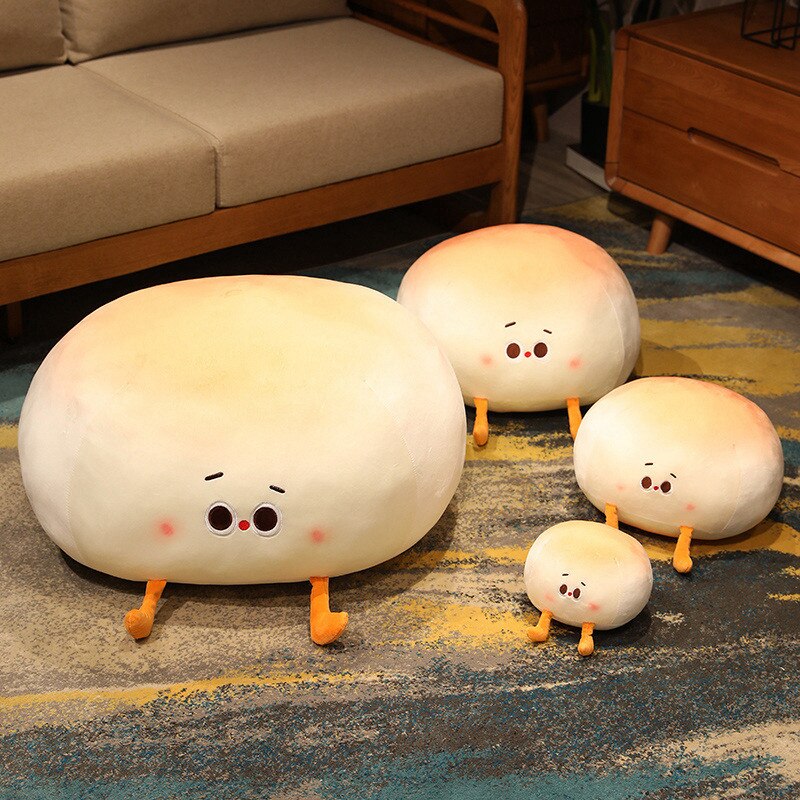 Steamed Round Stuffed Bao Bun Plushie