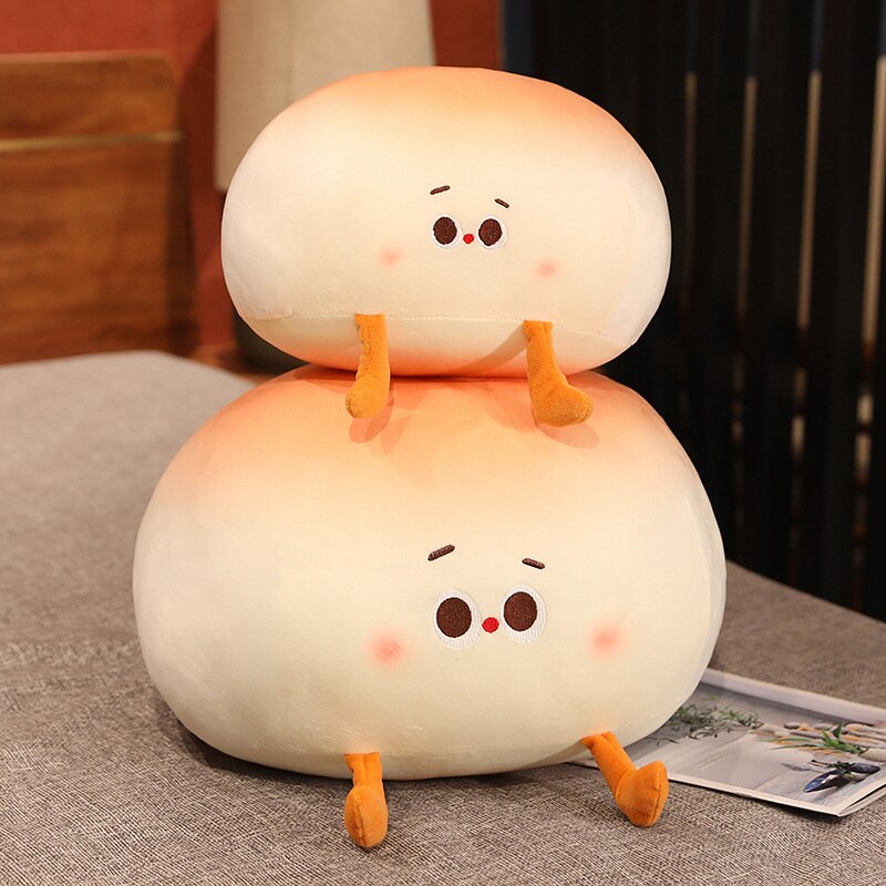 Steamed Round Stuffed Bao Bun Plushie