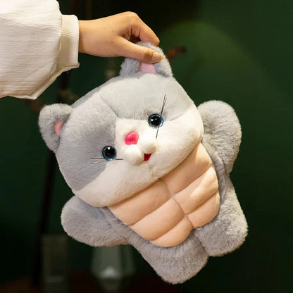 Strong Muscle Cat Plushie