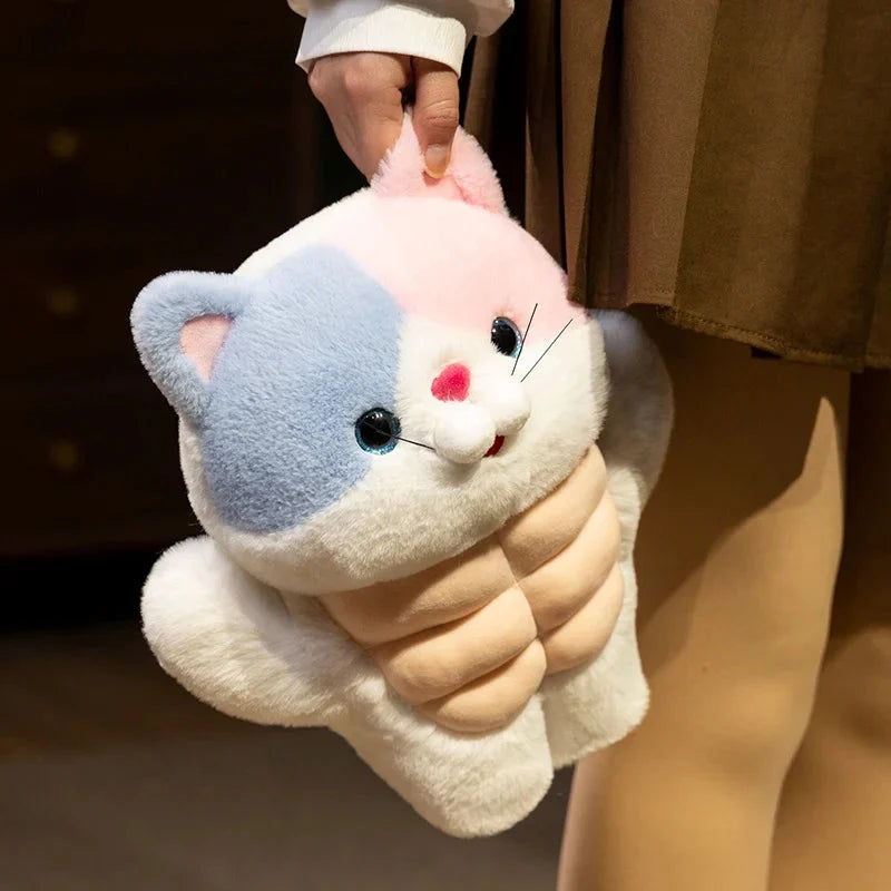 Strong Muscle Cat Plushie