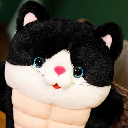 Strong Muscle Cat Plushie