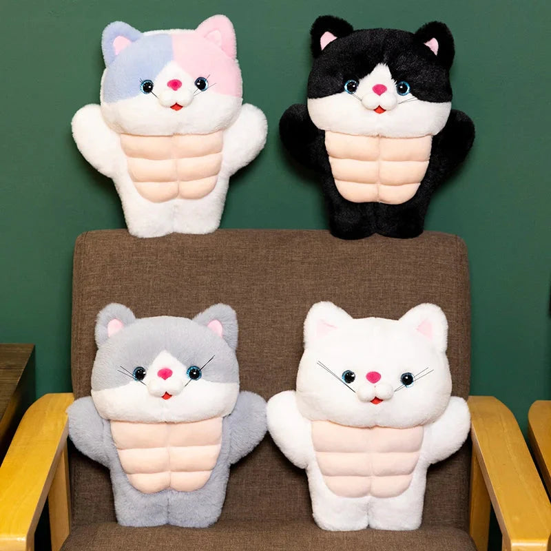 Strong Muscle Cat Plushie