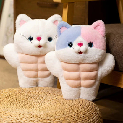Strong Muscle Cat Plushie