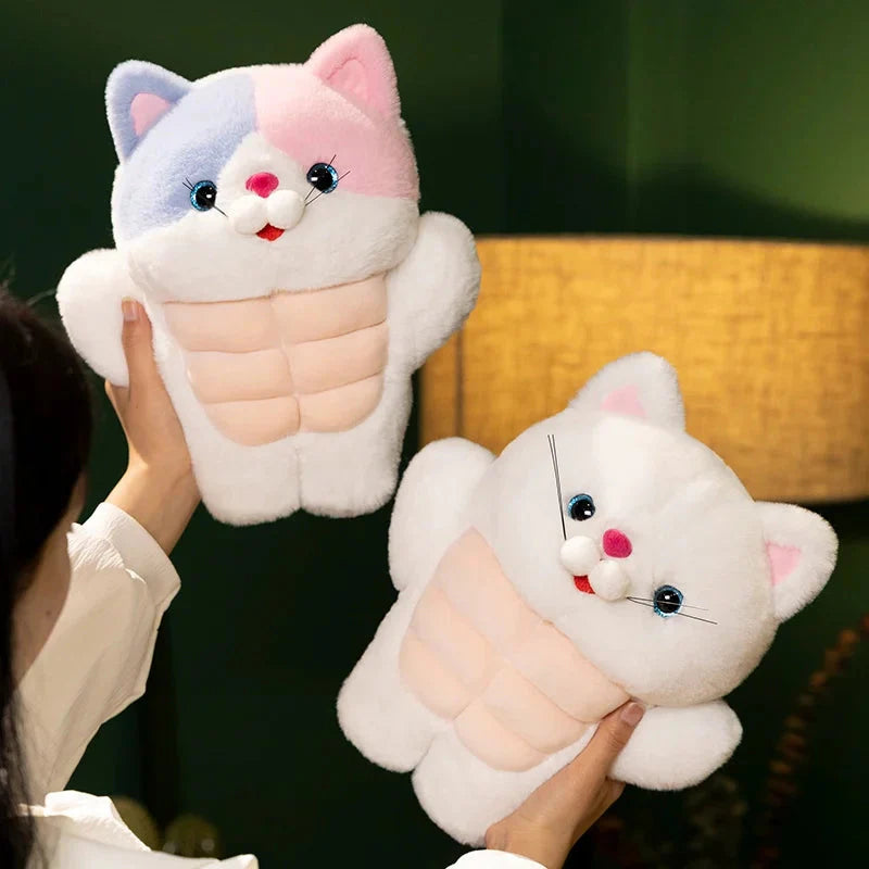 Strong Muscle Cat Plushie