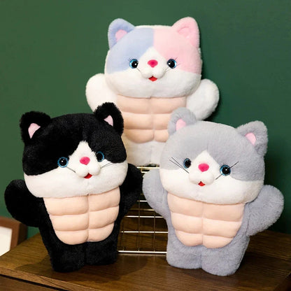 Strong Muscle Cat Plushie