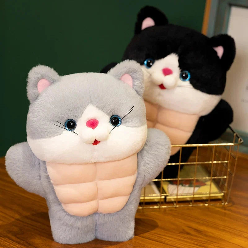 Strong Muscle Cat Plushie