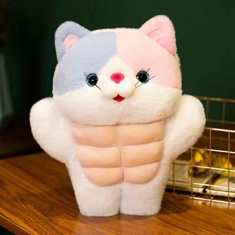 Strong Muscle Cat Plushie