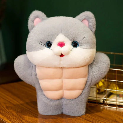 Strong Muscle Cat Plushie