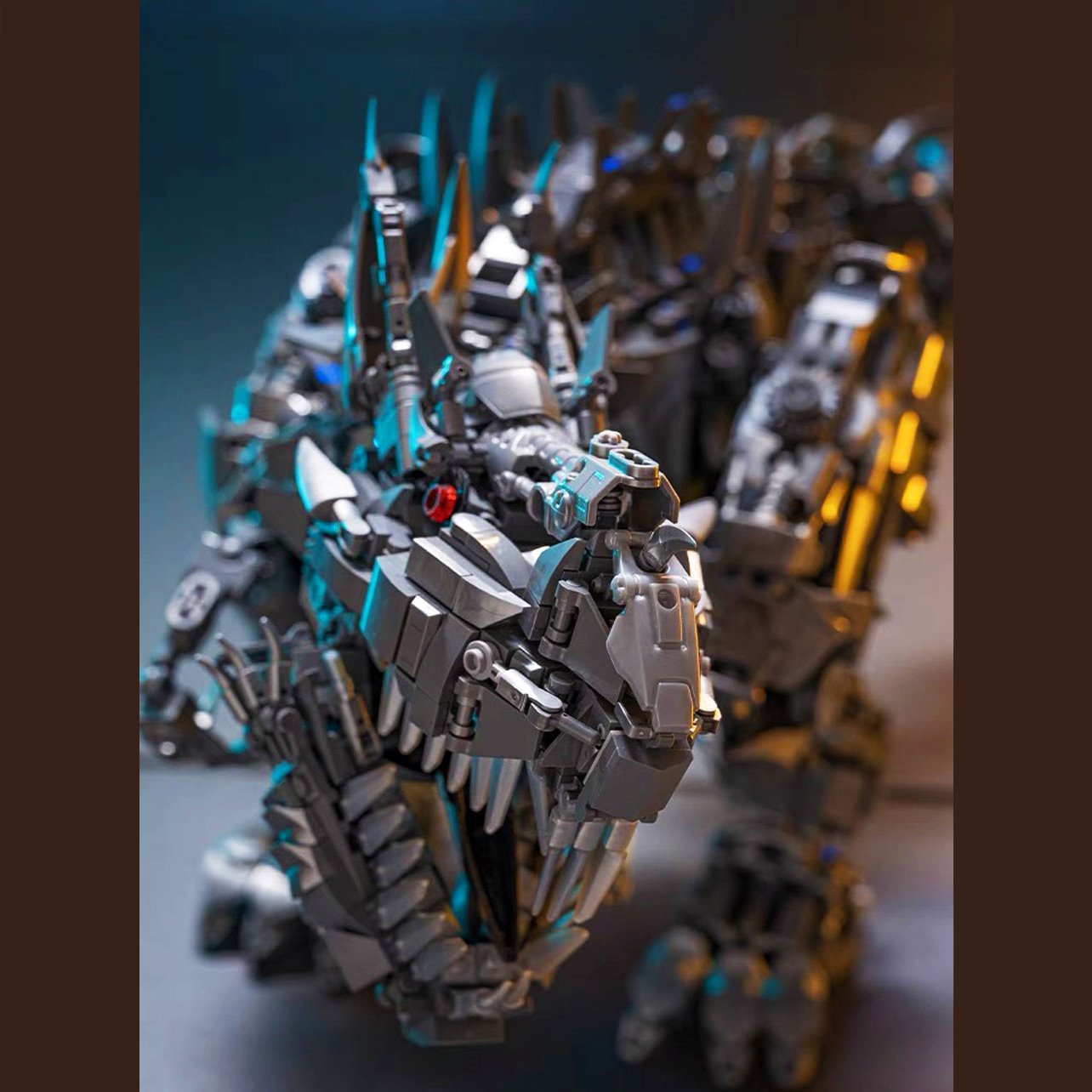 Super Mech Colossal Carnotaurus Dinosaur Building Set