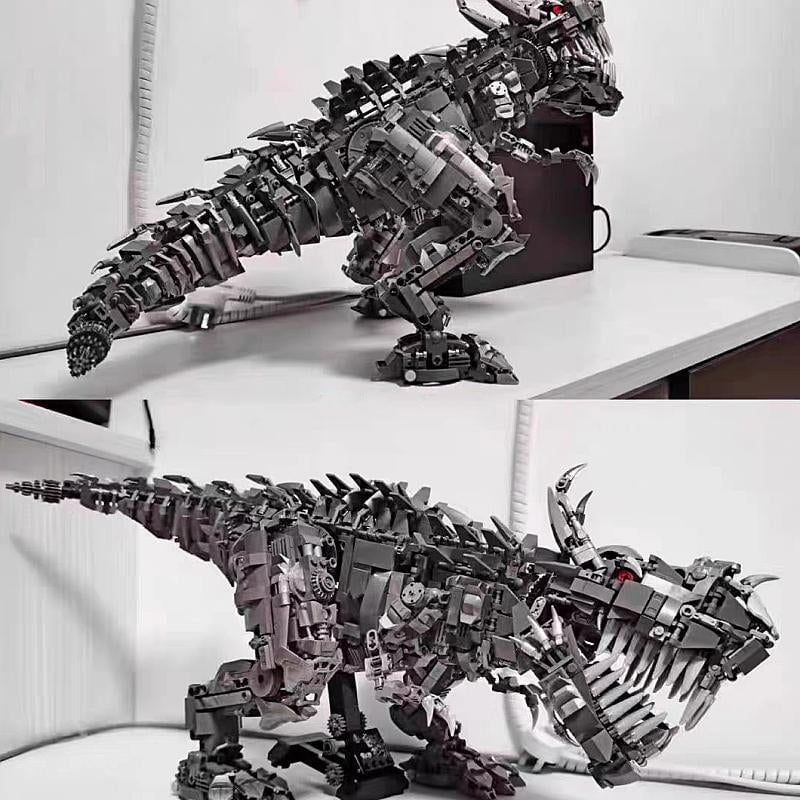 Super Mech Colossal Carnotaurus Dinosaur Building Set