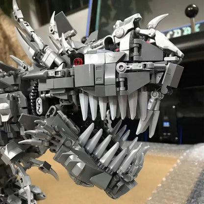 Super Mech Colossal Carnotaurus Dinosaur Building Set
