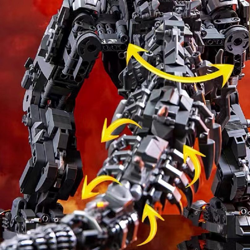 Super Mech Colossal Carnotaurus Dinosaur Building Set