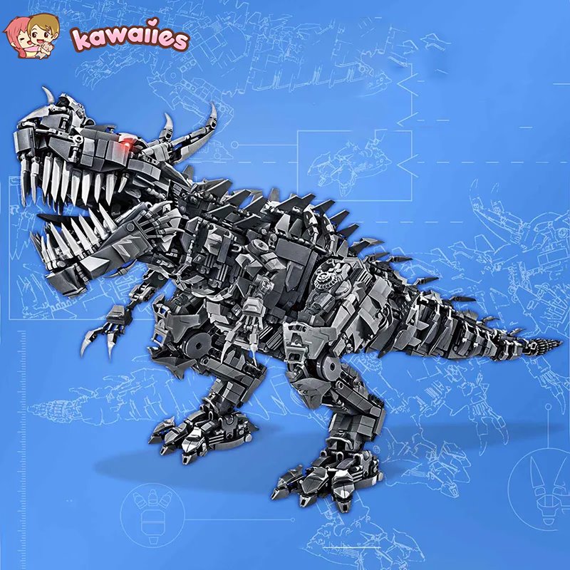 Super Mech Colossal Carnotaurus Dinosaur Building Set