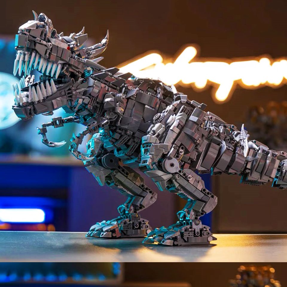 Super Mech Colossal Carnotaurus Dinosaur Building Set