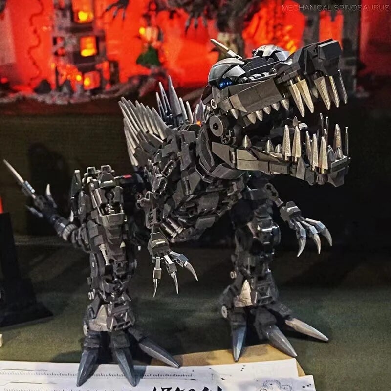 Super Mech Colossal Spinosaurus Dinosaur Building Set