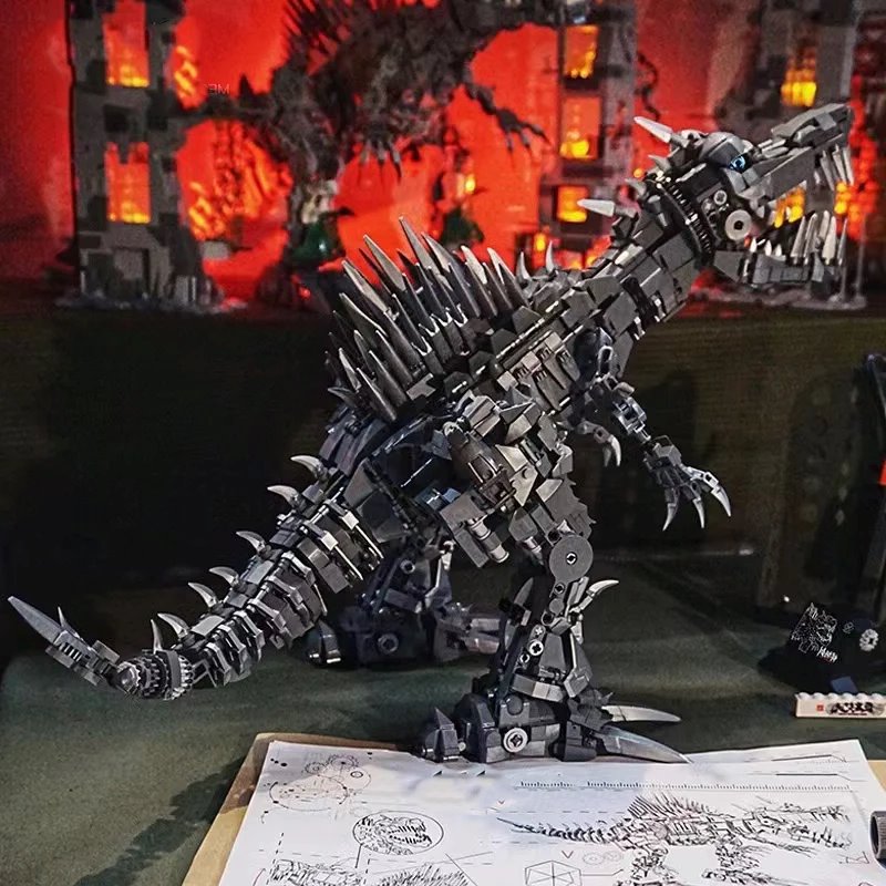 Super Mech Colossal Spinosaurus Dinosaur Building Set