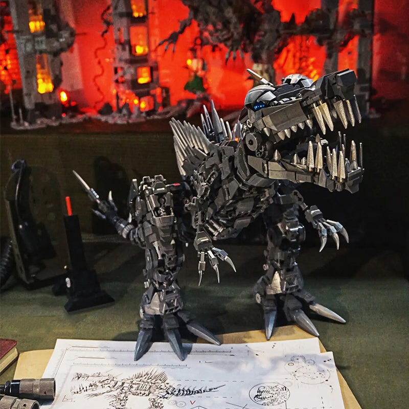 Super Mech Colossal Spinosaurus Dinosaur Building Set